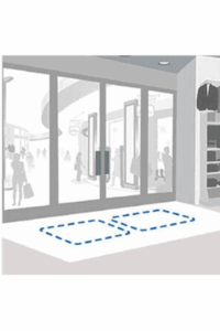 image d'illustration de la zone d'effet du portique invisible floor loop