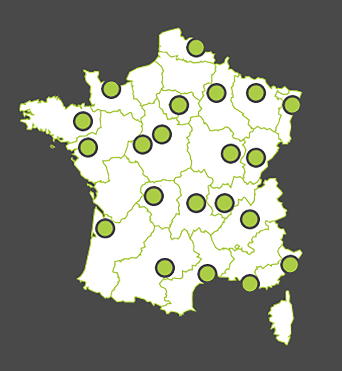 Installation de portiques antivol dans toute la France grâce à nos 30 centres techniques.