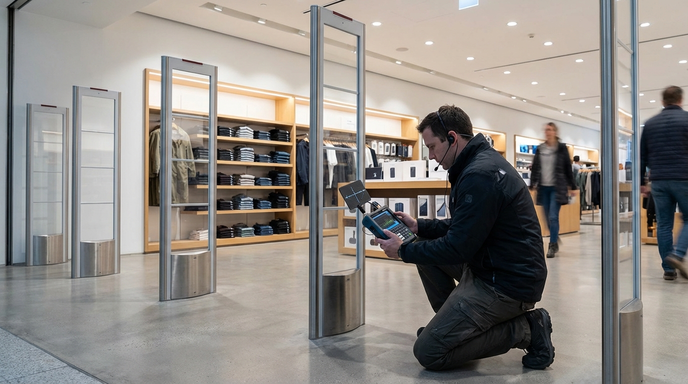 Contrer les brouilleurs de portiques antivol en magasin