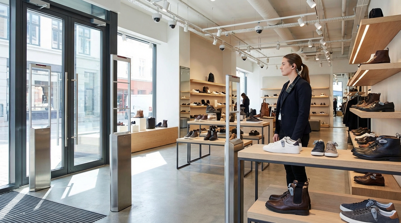 Quels systèmes antivol choisir pour un magasin de chaussures