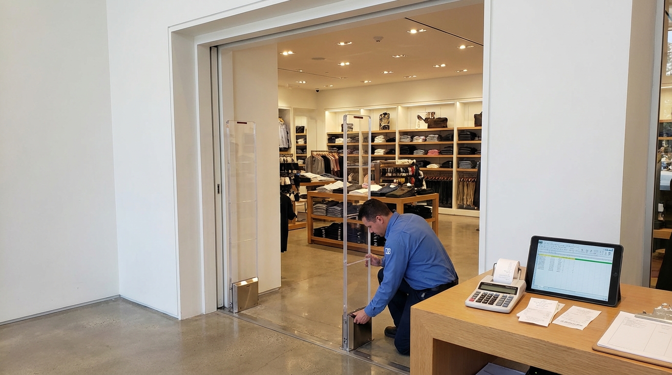 Budget à prévoir pour l'installation d'un portique antivol en magasin