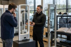 découvrez les bonnes pratiques pour acheter un portique antivol d'occasion en toute sécurité et les risques à connaître avant votre achat.