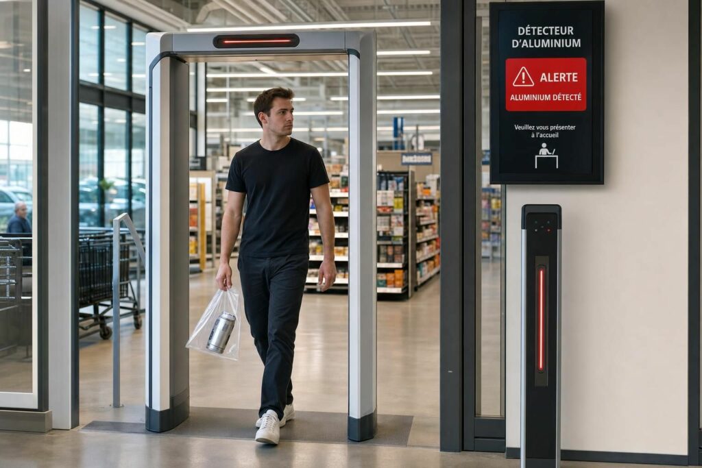 découvrez pourquoi il est conseillé de combiner un détecteur d'aluminium à votre portique antivol pour assurer une protection optimale contre le vol et renforcer la sécurité de vos locaux.