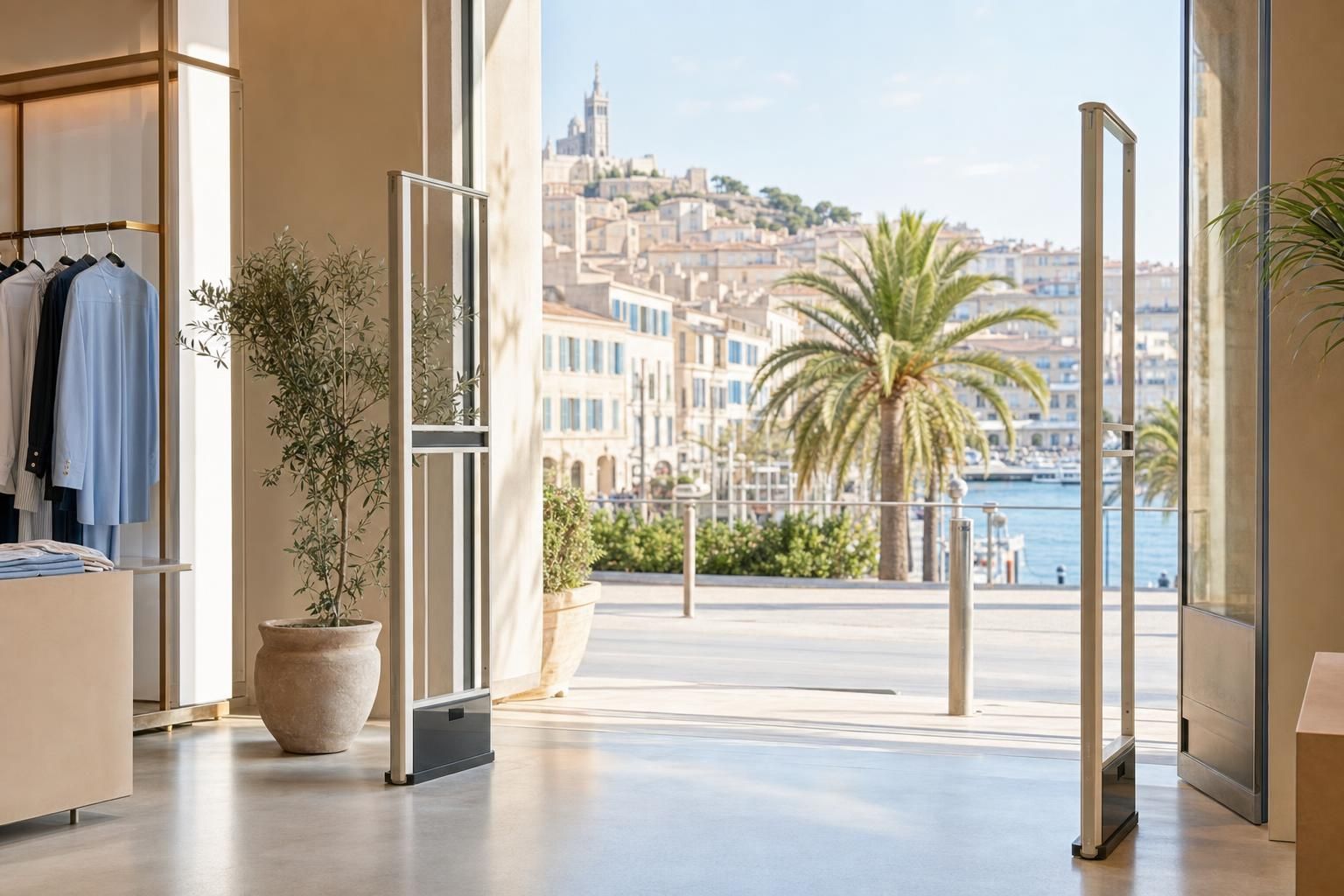 Portique antivol à Marseille et sur le pourtour méditerranéen