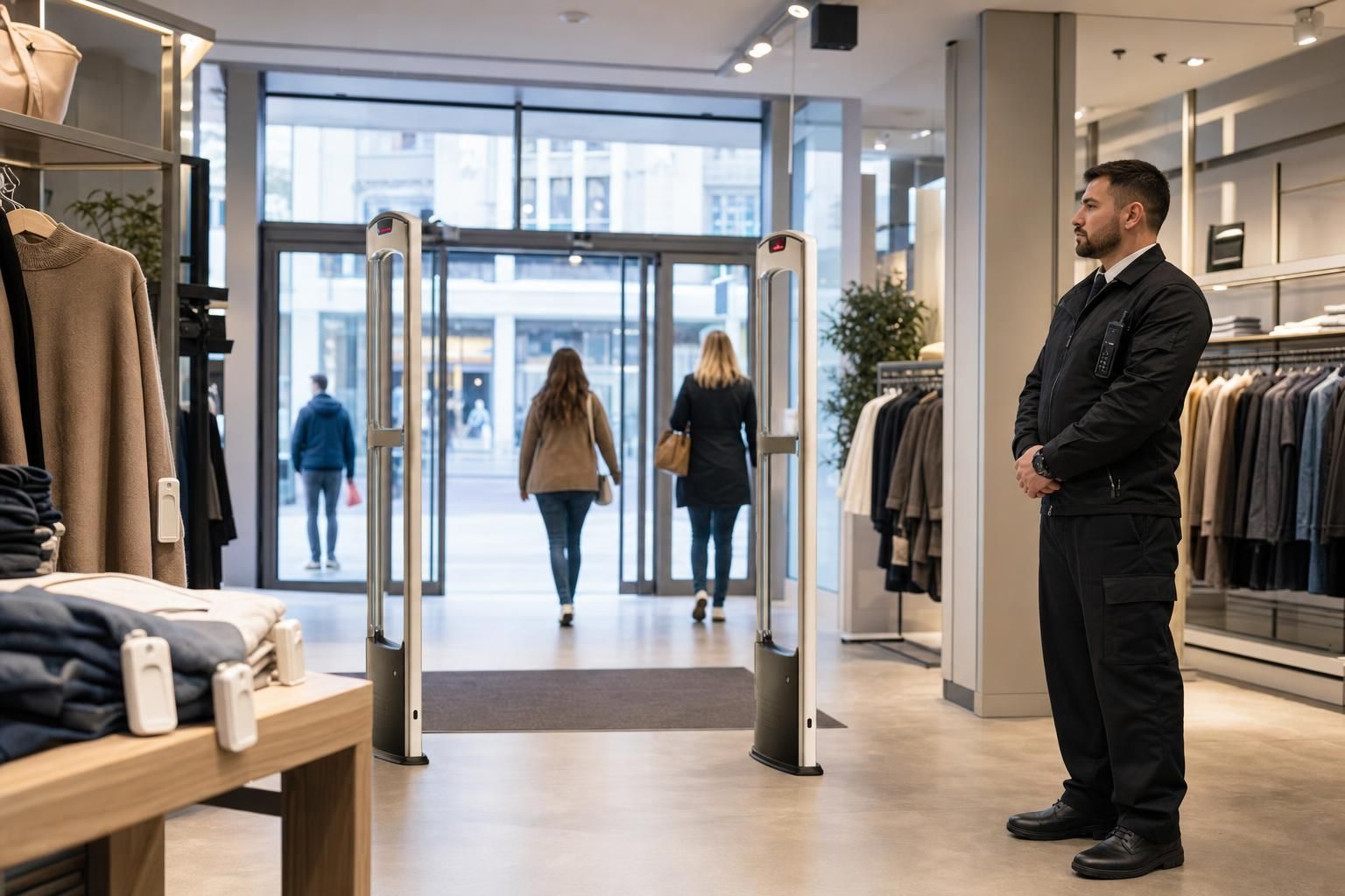Portique antivol et agent de sécurité, faut-il choisir ou combiner les deux dispositifs