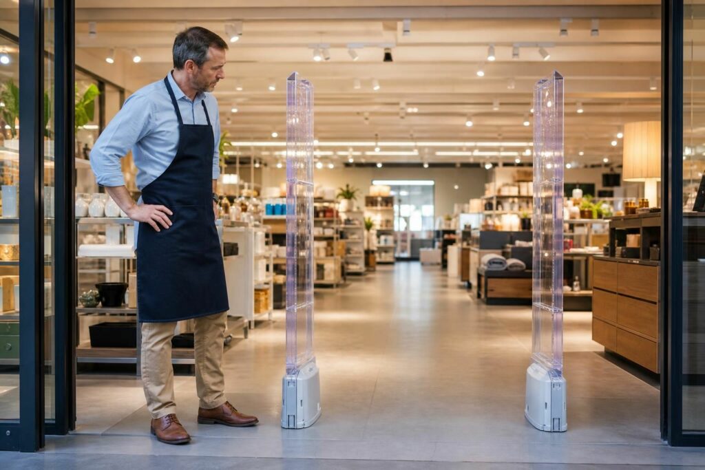 découvrez pourquoi un portique antivol factice peut nuire à la sécurité de votre commerce et pourquoi investir dans un vrai dispositif est essentiel pour protéger vos produits.