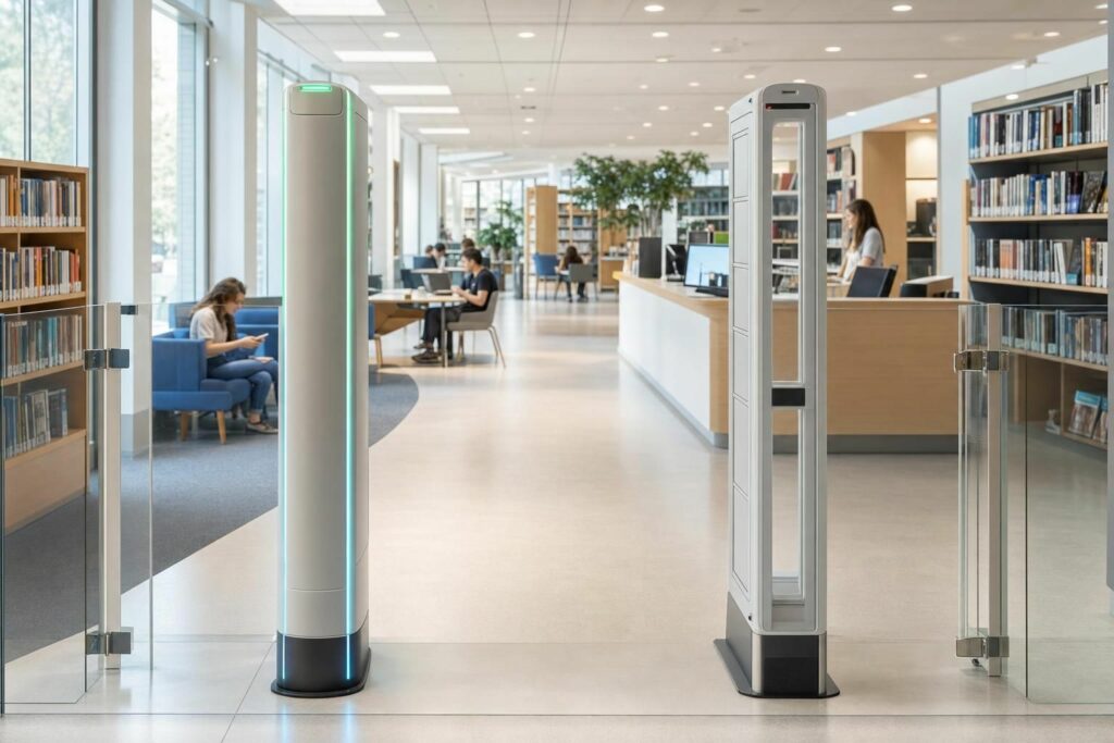 découvrez comment choisir entre un portique antivol em ou rfid pour sécuriser efficacement votre bibliothèque ou médiathèque, en fonction de vos besoins spécifiques.