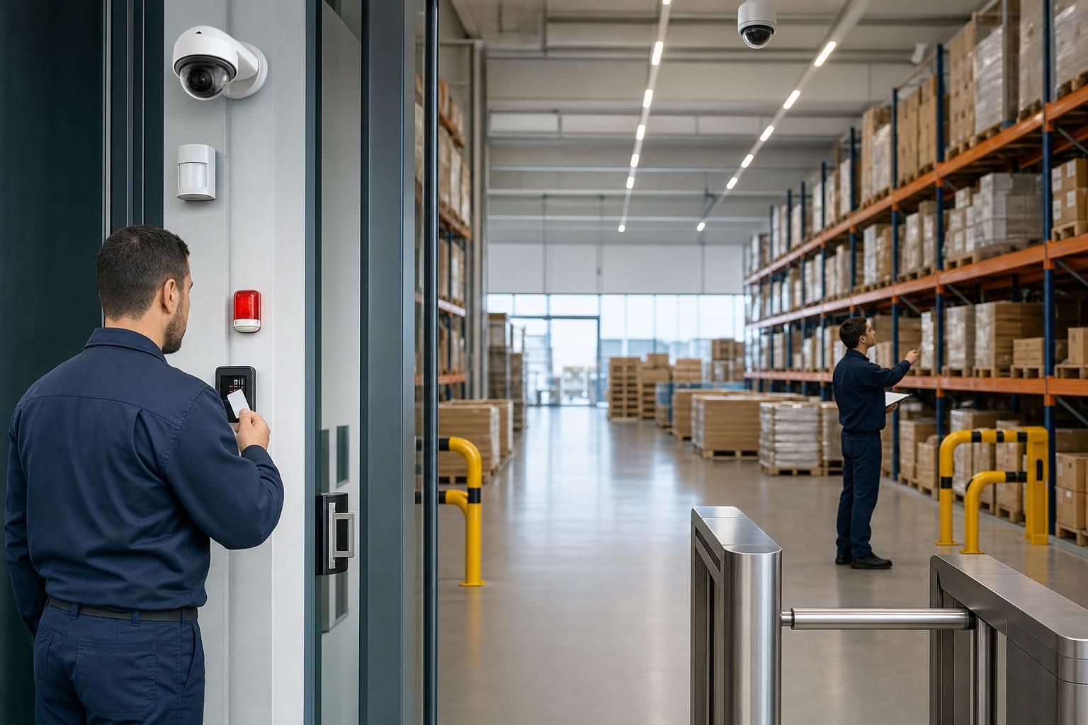 Sécuriser un entrepôt, un showroom ou un point de vente B2B, les spécificités à connaître