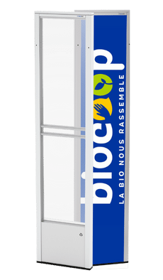 2 portiques antivol magasin biocoop